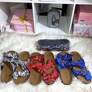 💎BUNDLE DEAL💎 ⚪️🔴🔵⚫️ SANDALS  **BRAND NEW**